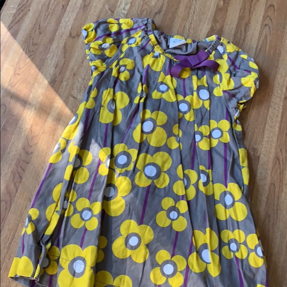 Mini Boden Pleated Fall Dress